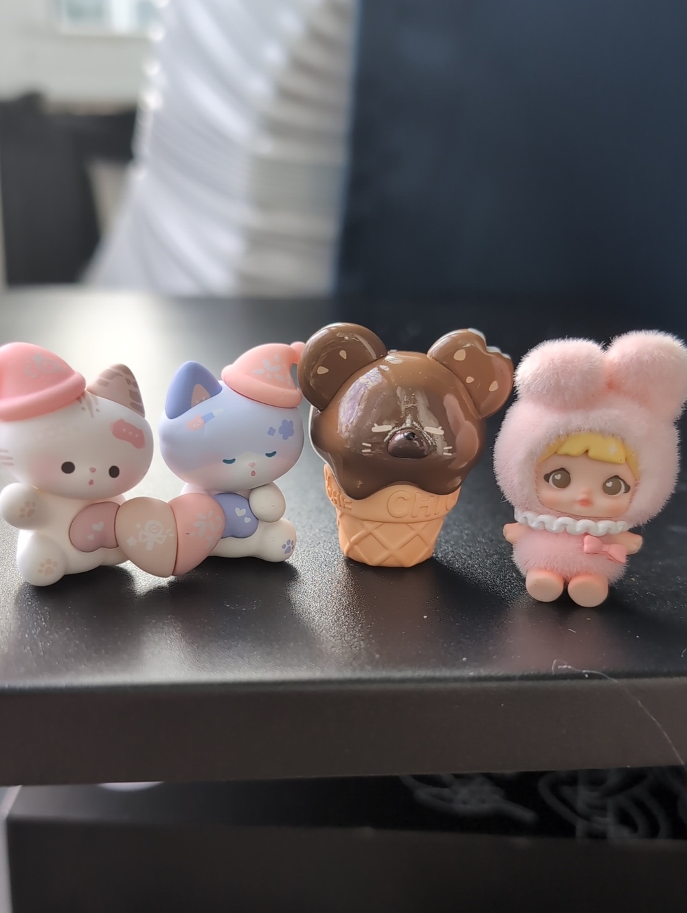 ⭐Bundle Of (4) Amazing Rare Mini Figures (Beans) From Japan